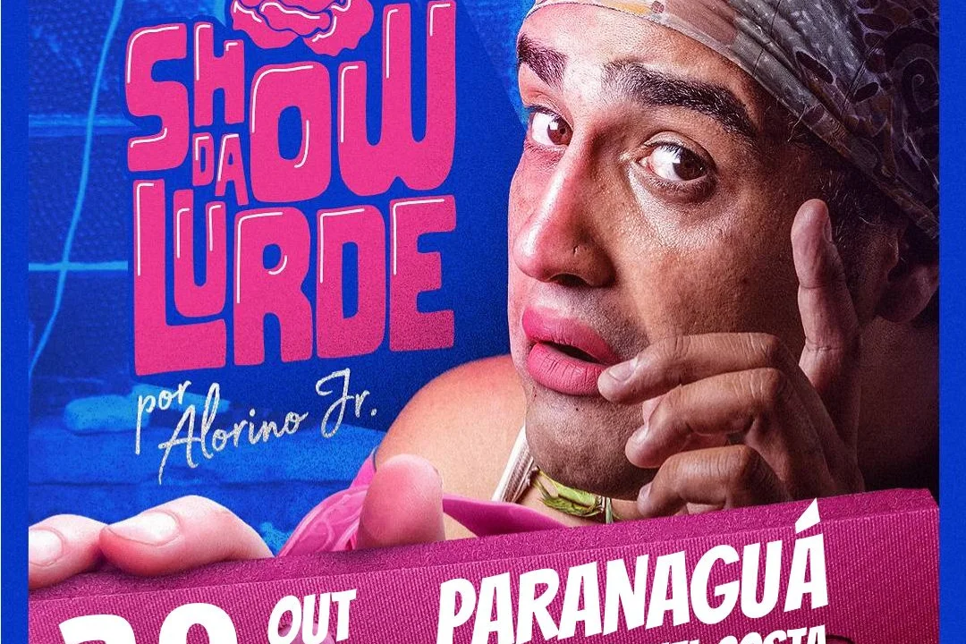 Show com o ator Alorino acontece neste sábado no Teatro Rachel Costa