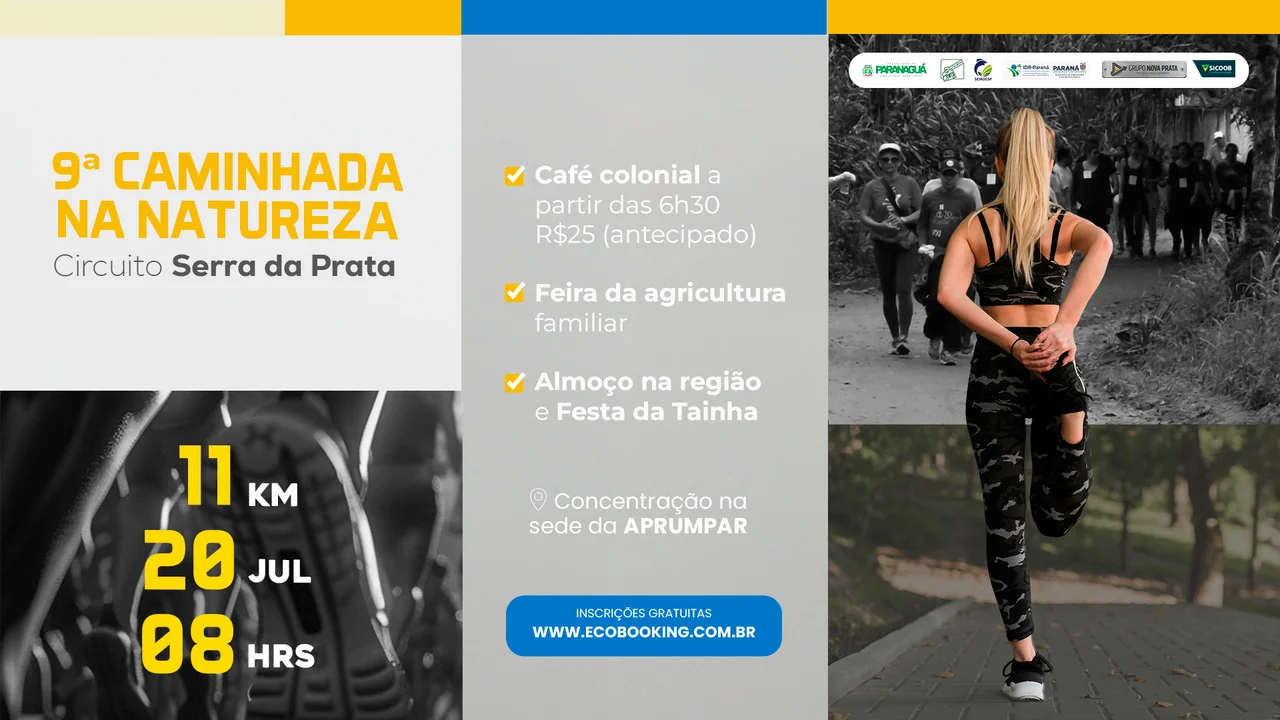 9ª Caminhada na Natureza está com as inscrições abertas