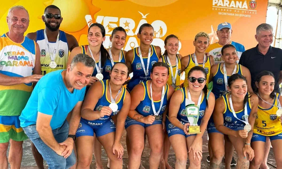 Paranaguá vence final do Circuito Paranaense de Handebol de Areia