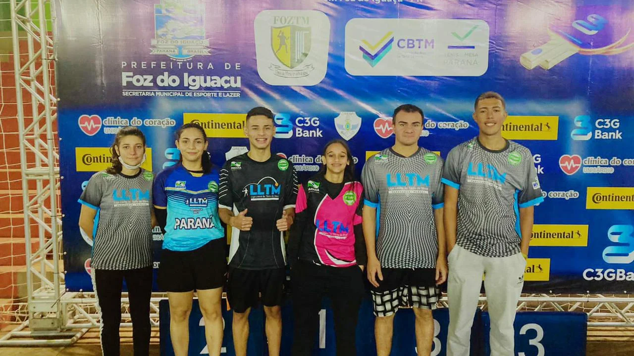 Atleta parnanguara da Liga Litoral de Tênis de Mesa/SESPOR conquista ouro na 4ª Etapa do Campeonato Paranaense da modalidade