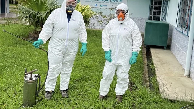 Na luta contra a dengue, Secretaria Municipal de Saúde realiza aplicação de inseticida residual