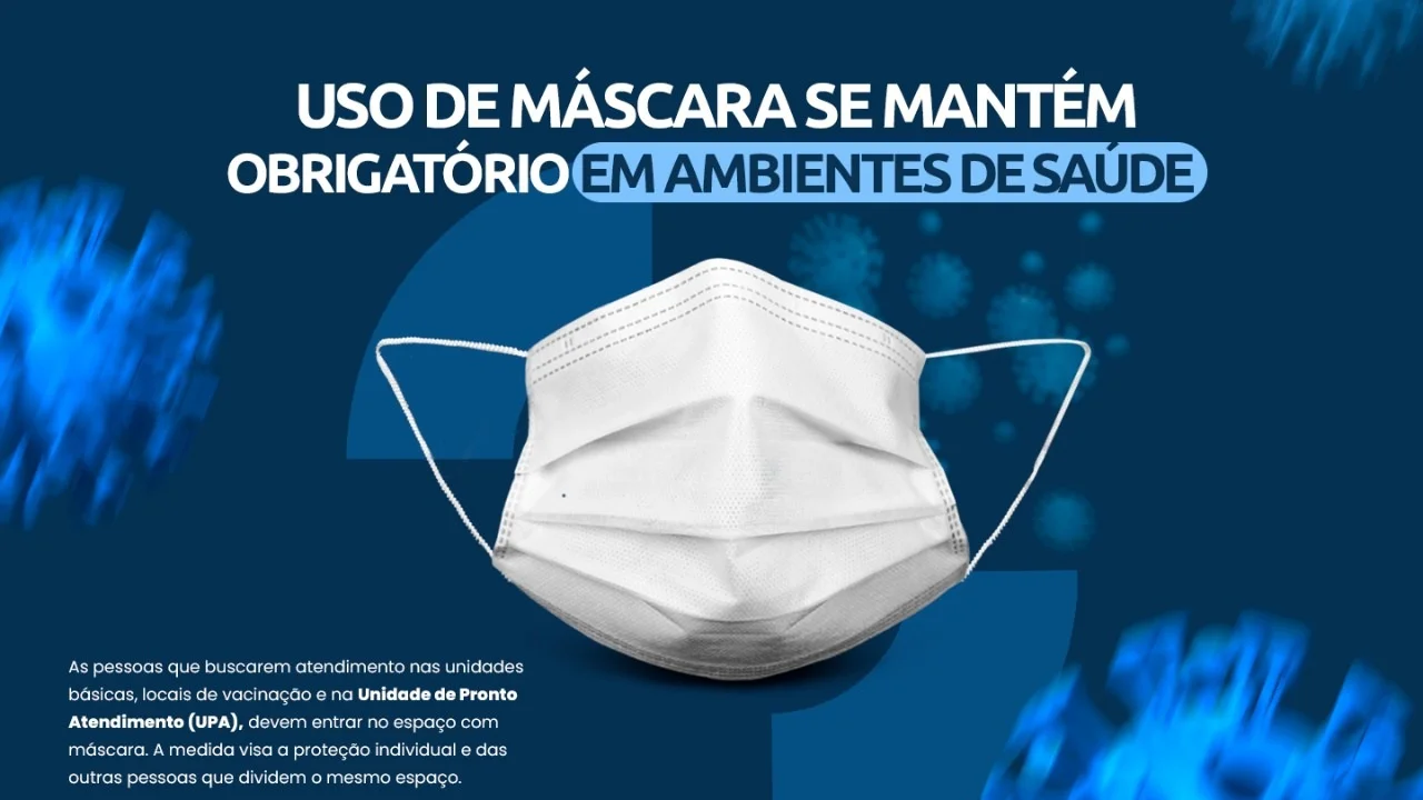 Uso de máscara se mantém obrigatório em ambientes de saúde