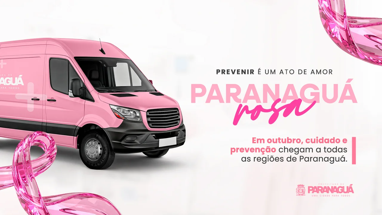 Paranaguá Rosa 2025 amplia rede de cuidado com ações comunitárias e atendimentos noturnos nas UBS