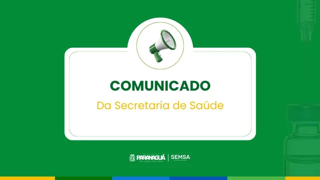 Nota Informativa: situação do estoque de insulinas em Paranaguá