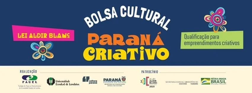 Agentes culturais podem fazer inscrição no Programa Bolsa Cultural Paraná Criativo – Lei Aldir Blanc até sexta-feira, 21