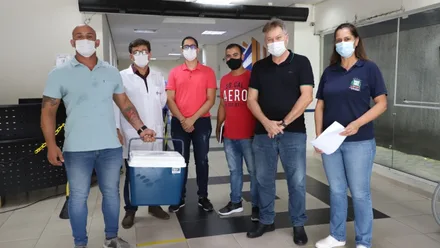 Hospital Regional do Litoral recebe doses da vacina contra a Covid-19
