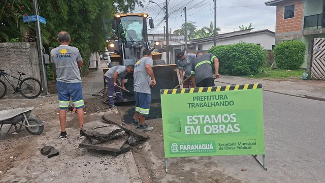 Prefeitura intensifica limpeza e manutenção de espaços públicos na Ilha dos Valadares
