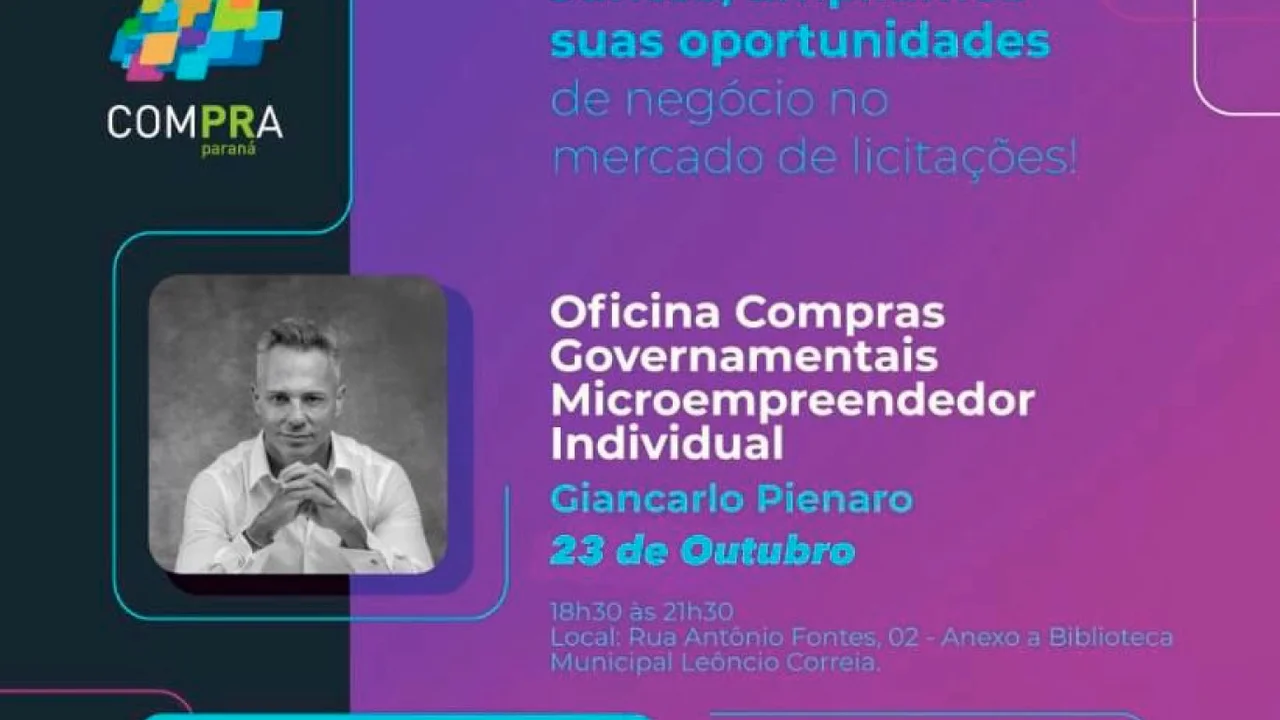 Oficina Compras Governamentais acontece para microempreendedores individuais