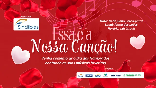 Paranaguá celebra o Dia dos Namorados com música e serviços gratuitos
