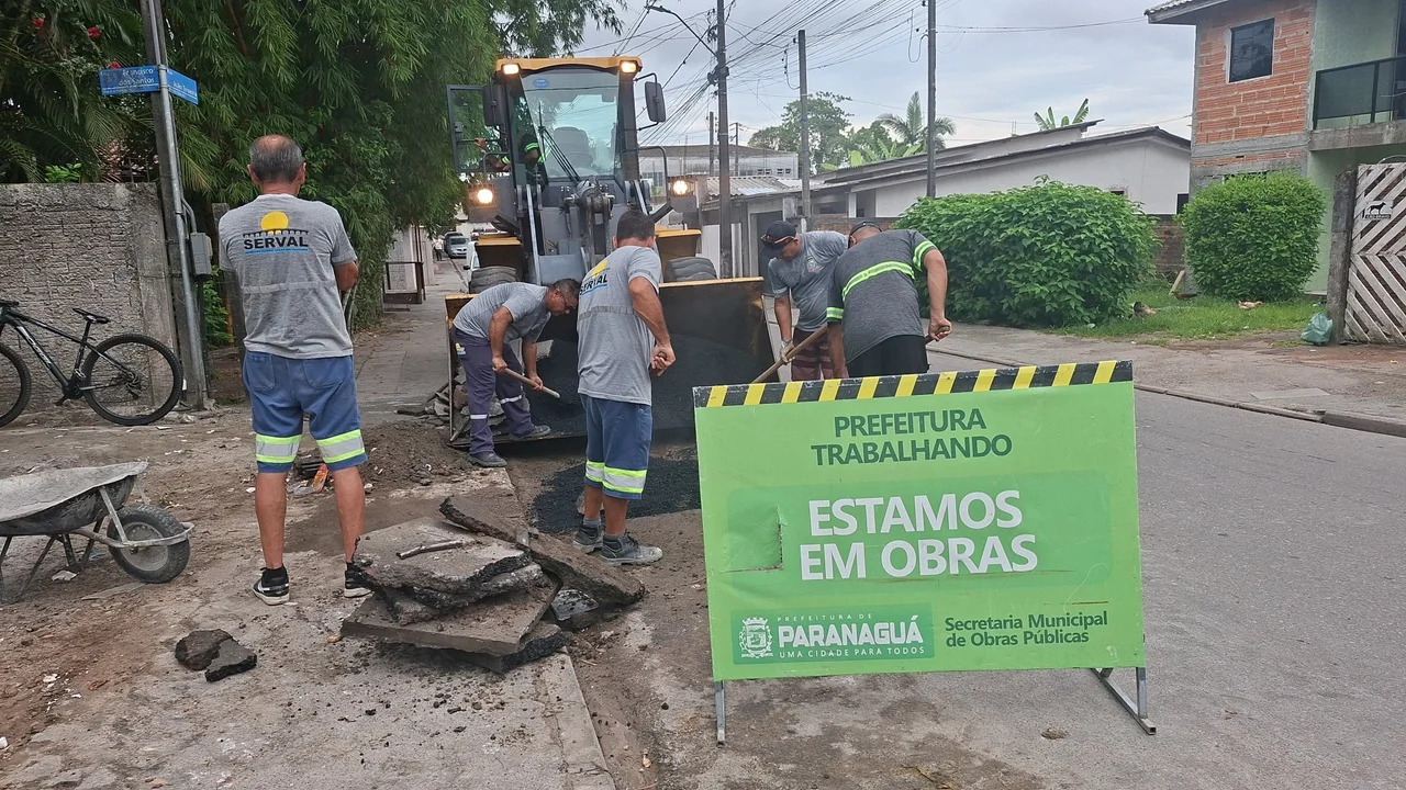 Prefeitura intensifica limpeza e manutenção de espaços públicos na Ilha dos Valadares