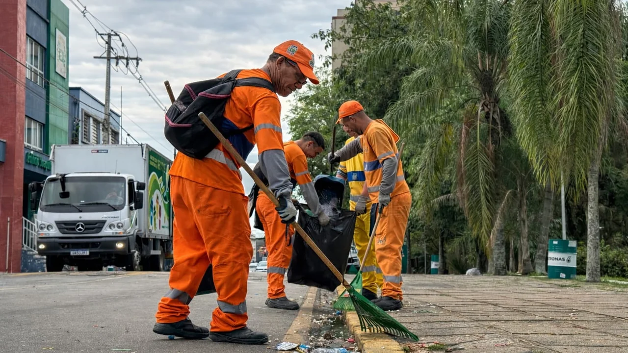 Prefeitura garante limpeza rápida das vias após o pré-carnaval de rua em Paranaguá