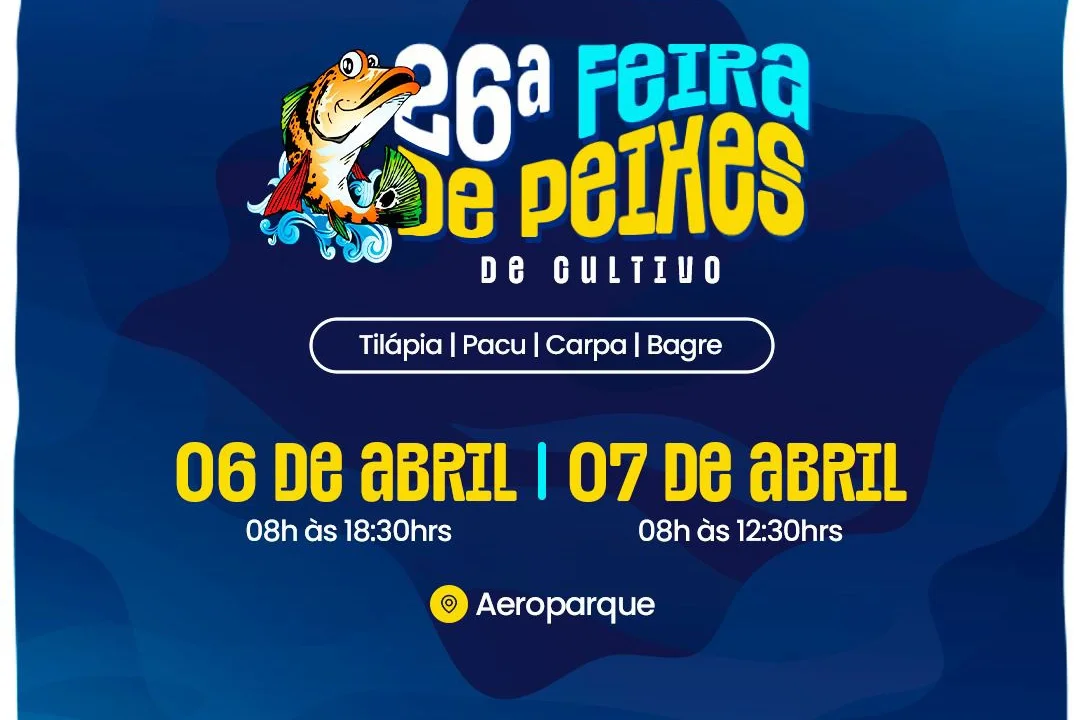 26° Feira de Peixes de Cultivo acontece no Aeroparque