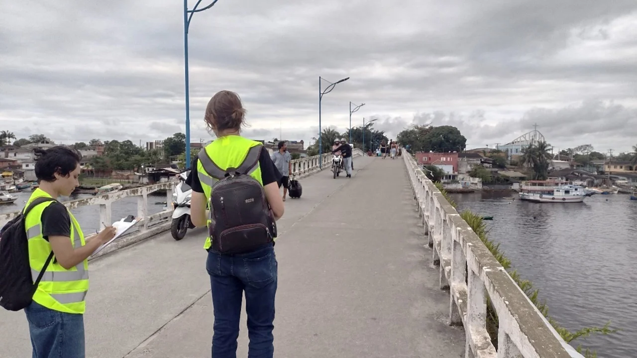 Técnicos recolhem informações para a elaboração do Plano Municipal de Mobilidade Urbana e do Plano Municipal de Transporte Público Coletivo do município
