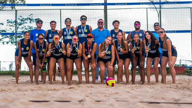 Paranaguá conquista pódios e se destaca no Super Praia de Vôlei de Praia em Araucária