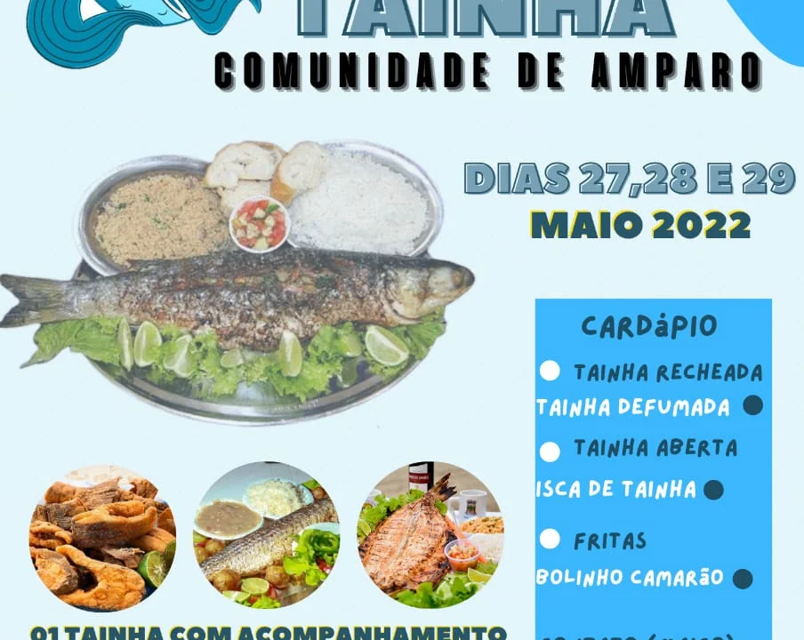 Comunidade do Amparo realiza a 1ª Festa da Tainha neste final de semana