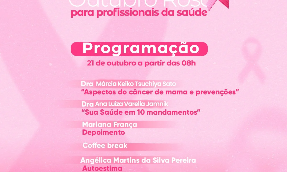 Fasp realiza 1. º Workshop Outubro Rosa para profissionais da saúde